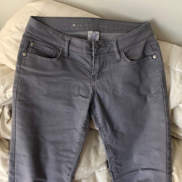 Grey low rise jeans. - Picture 1 of 1